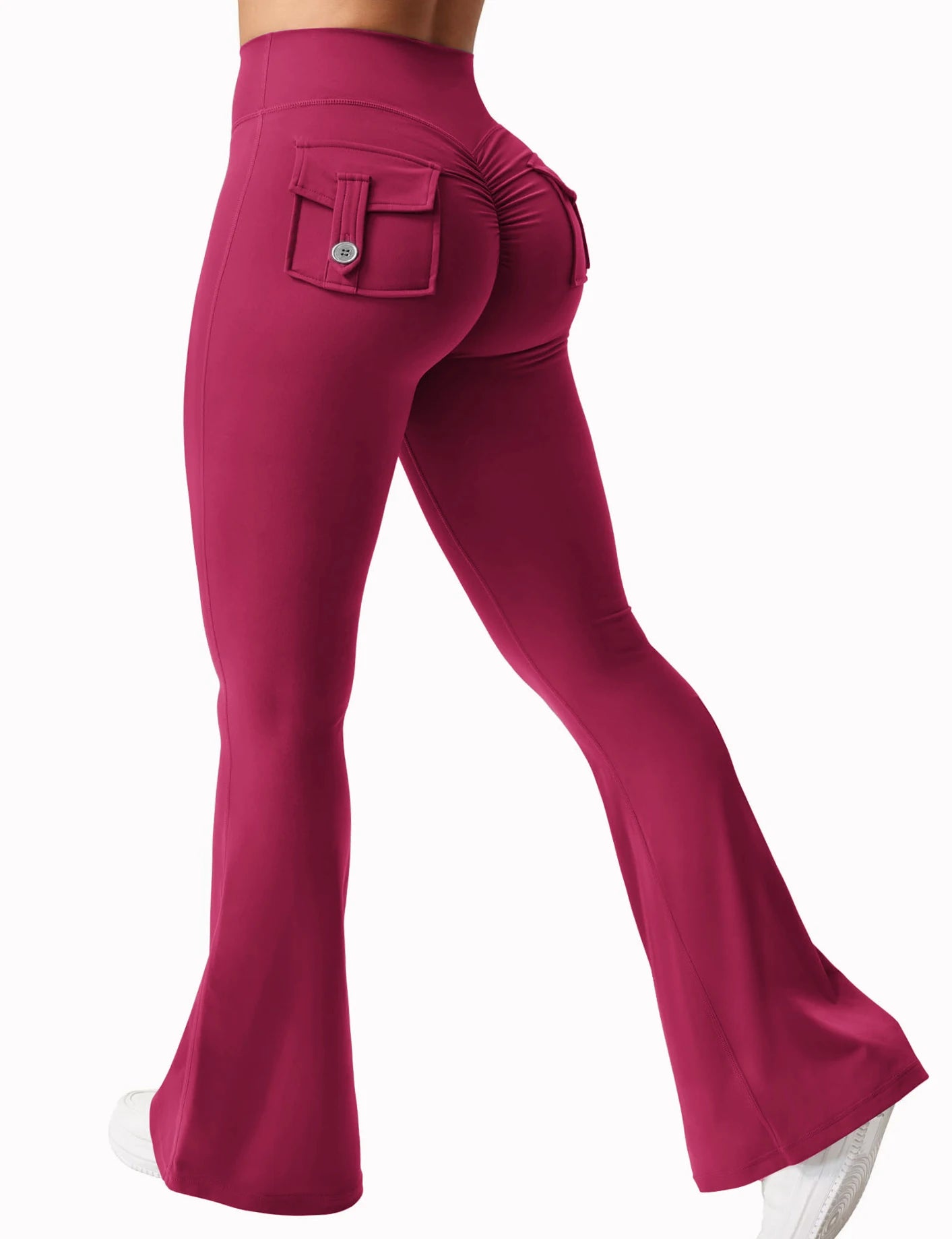 Wide-Leg High Stretch Yoga Pants
